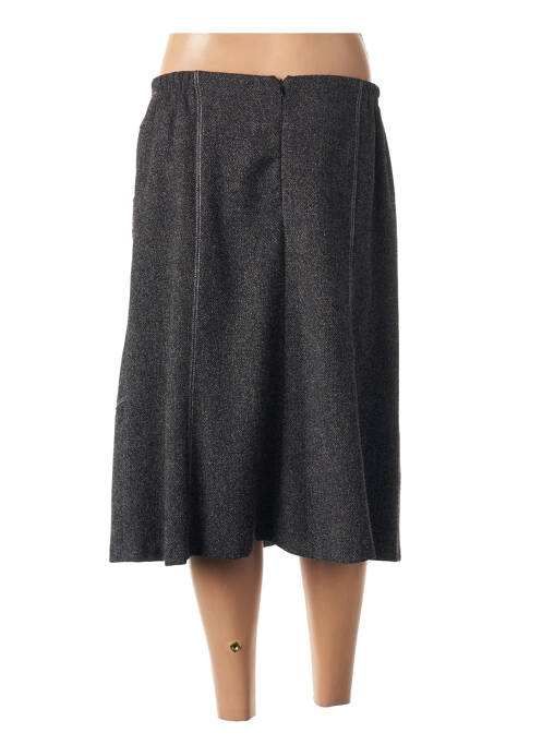 Jupe mi-longue noir GUY DUBOUIS pour femme
