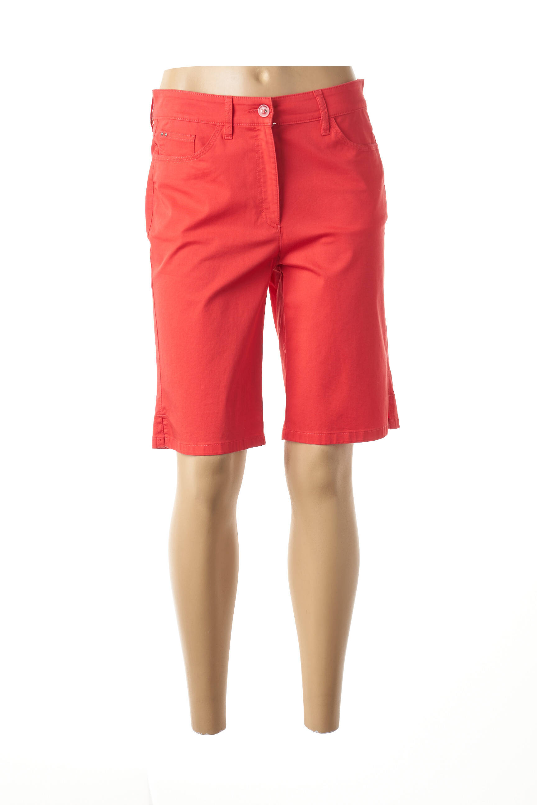 Zerres Bermudas Femme De Couleur Rouge 