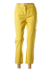 Pantalon 7/8 jaune ANTONELLE pour femme seconde vue