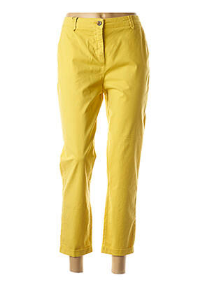 Pantalon 7/8 jaune ANTONELLE pour femme