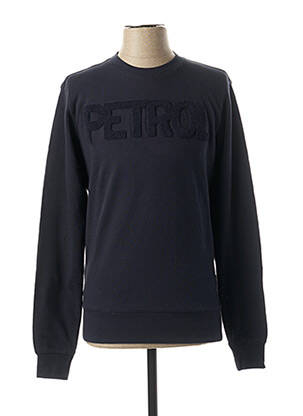 Sweat-shirt bleu PETROL INDUSTRIES pour homme