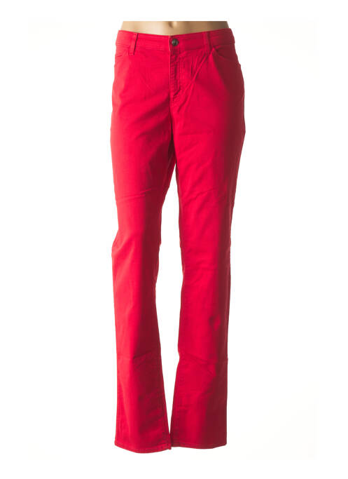 Pantalon droit rouge EMPORIO ARMANI pour femme