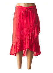 Jupe mi-longue rouge MINIMUM pour femme seconde vue
