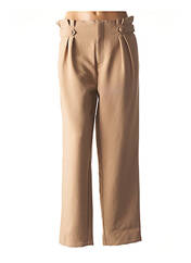 Pantalon droit beige CHARLIOR pour femme seconde vue