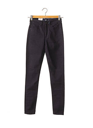 Jeans coupe slim broderie rivets taille normale bleu SCOTCH & SODA femme