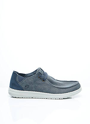 Chaussures de confort bleu SKECHERS pour homme