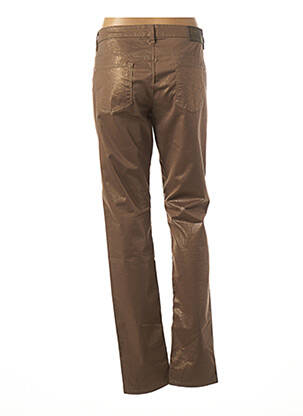 Pantalon coupe droite taille normale marron CKS femme