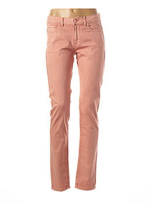 Jeans coupe slim broderie rivets taille normale orange WMN femme