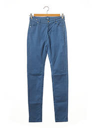 Pantalon slim taille normale bleu CKS femme