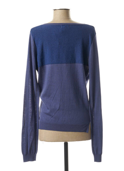 Gilet manches longues bleu CKS pour femme