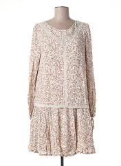 Robe courte beige VERO MODA pour femme seconde vue