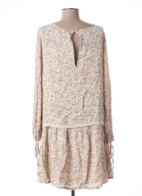 Robe courte beige VERO MODA pour femme