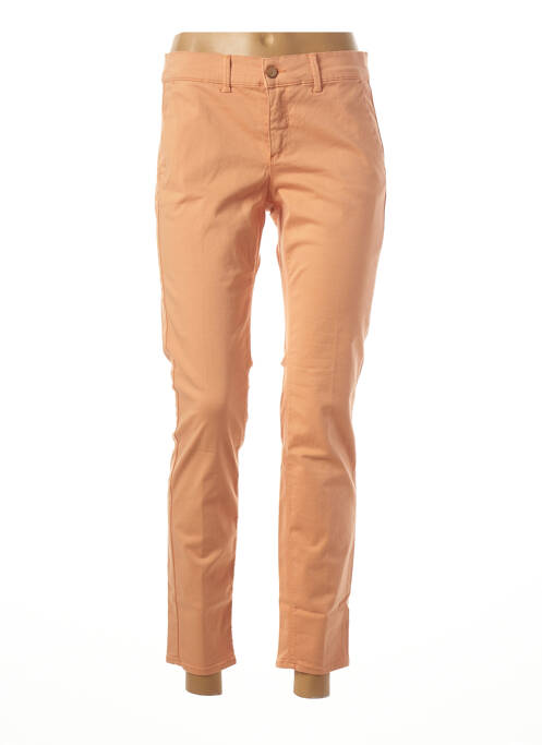 Pantalon chino orange HOPPY pour femme