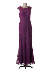 Robe longue violet COLOUR BY KENNETH WINSTON pour femme seconde vue