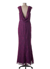 Robe longue violet COLOUR BY KENNETH WINSTON pour femme seconde vue