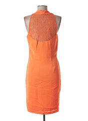 Robe mi-longue orange CREATIF PARIS pour femme seconde vue