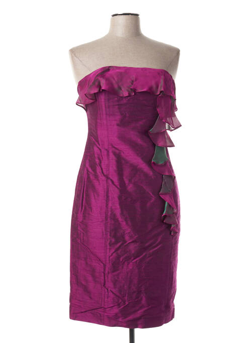 Robe courte violet PAULE VASSEUR pour femme