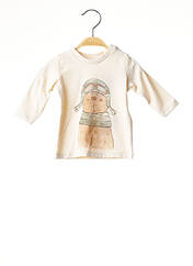 T-shirt beige NAME IT pour garçon seconde vue