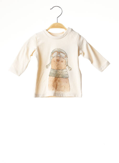 T-shirt beige NAME IT pour garçon