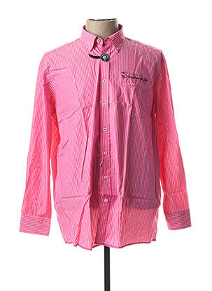 Chemise manches longues rose CASAMODA pour homme