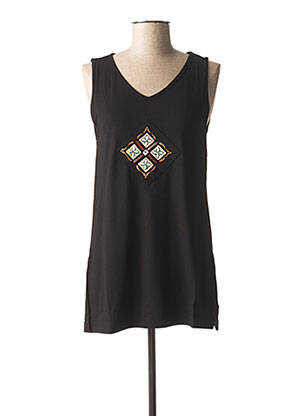 Tunique sans manche noir VERICLAU pour femme