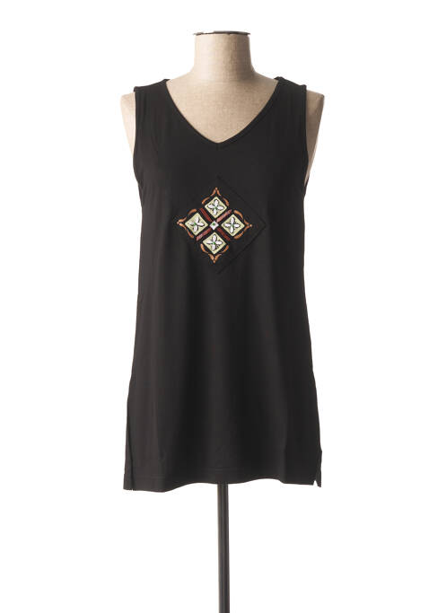 Tunique sans manche noir VERICLAU pour femme