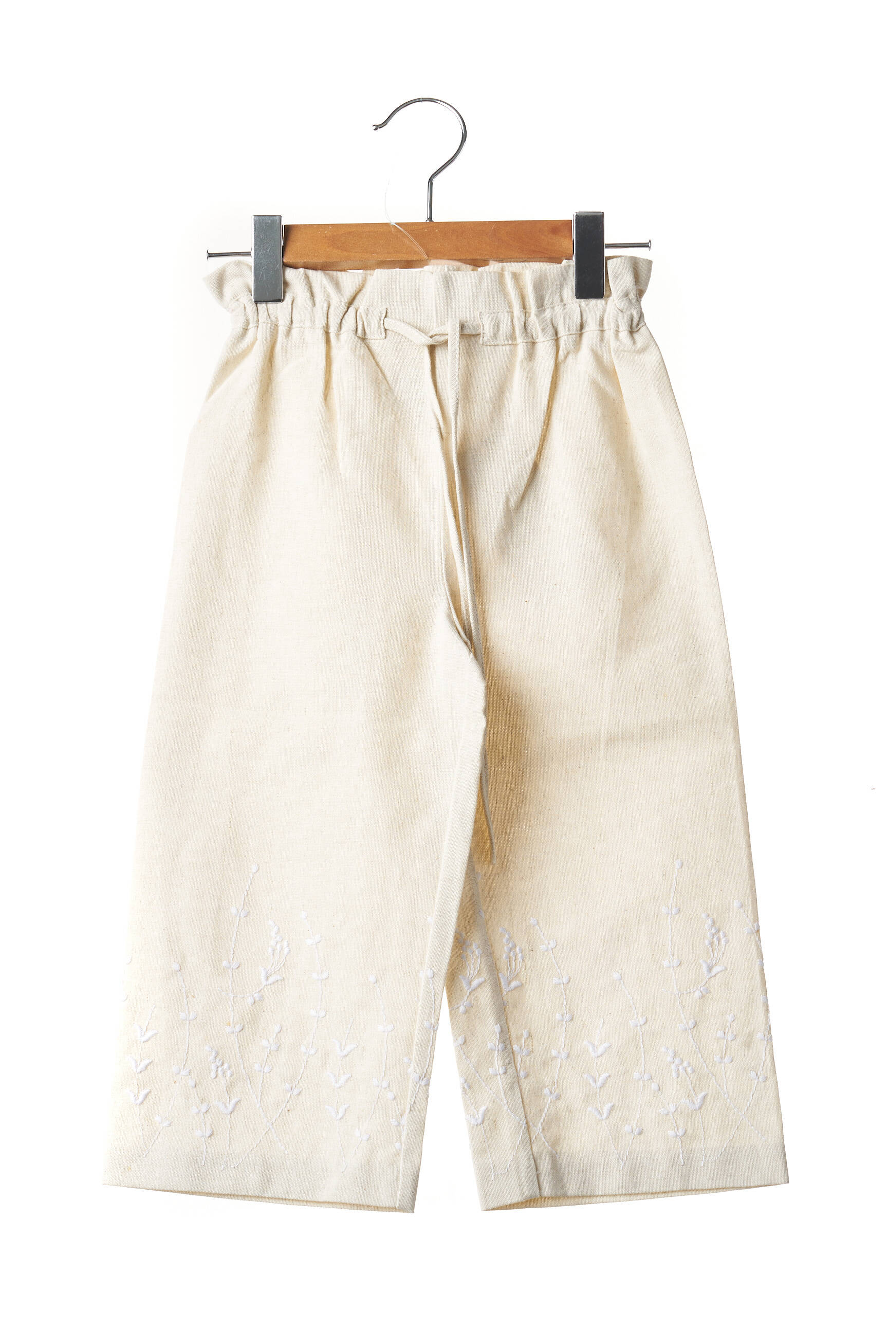 Bfd Creation Pantalons Larges Fille De Couleur Beige 1814288-beige0 - Modz
