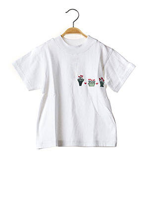 T-shirt blanc BFD CREATION pour fille