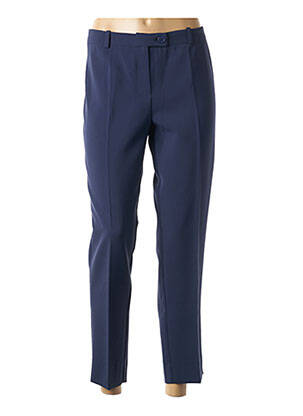 Pantalon droit bleu HIPPOCAMPE pour femme