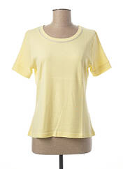 T-shirt jaune I.ODENA pour femme seconde vue