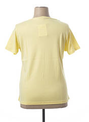 T-shirt jaune I.ODENA pour femme seconde vue