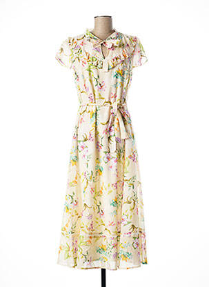 Robe longue beige GOMAYE pour femme
