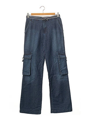 Pantalon large bleu TEDDY SMITH pour fille