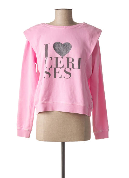 Sweat-shirt rose LE TEMPS DES CERISES pour fille