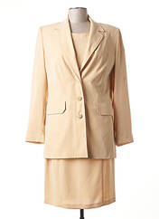 Ensemble robe beige CHRISTINE LAURE pour femme seconde vue