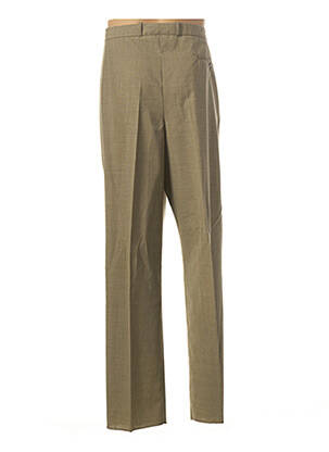 Pantalon droit tissage chiné vert KIPLAY homme