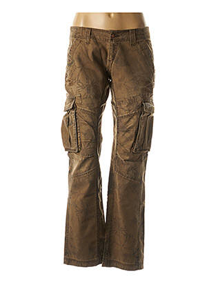 Pantalon cargo marron OXBOW pour femme