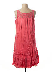 Robe mi-longue rose AGATHE & LOUISE pour femme seconde vue