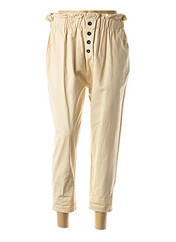 Pantalon 7/8 beige MOCHY pour femme seconde vue