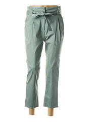 Pantalon 7/8 vert CHARMING GIRL pour femme seconde vue