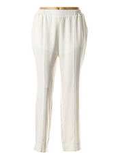 Pantalon droit blanc GG LUXE pour femme seconde vue