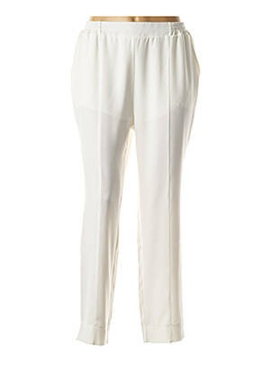 Pantalon droit blanc GG LUXE pour femme