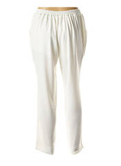 Pantalon droit blanc GG LUXE pour femme seconde vue