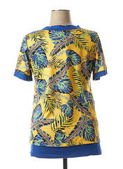 T-shirt jaune LILI & CAROLINE pour femme seconde vue