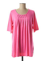 T-shirt rose ZHENZI pour femme seconde vue
