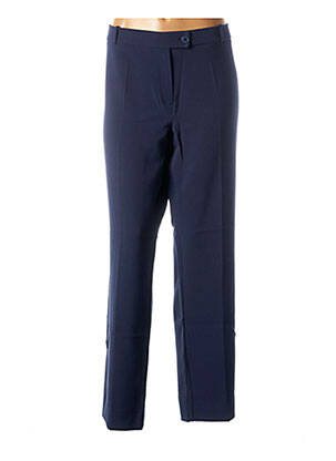 Pantalon droit bleu HIPPOCAMPE pour femme