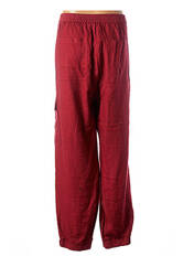 Pantalon droit rouge YESTA pour femme seconde vue