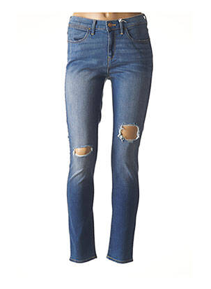 Jeans skinny taille normale taille normale bleu WRANGLER femme
