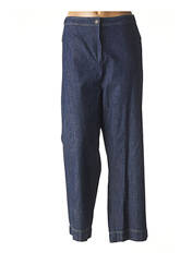 Pantalon droit bleu FRANCOISE F pour femme seconde vue