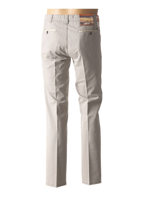 Pantalon chino gris MEYER pour homme
